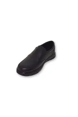 Black Vein Erkek Hakiki Deri Ultra Rahat Jelli Siyah Günlük Baba Ayakkabısı